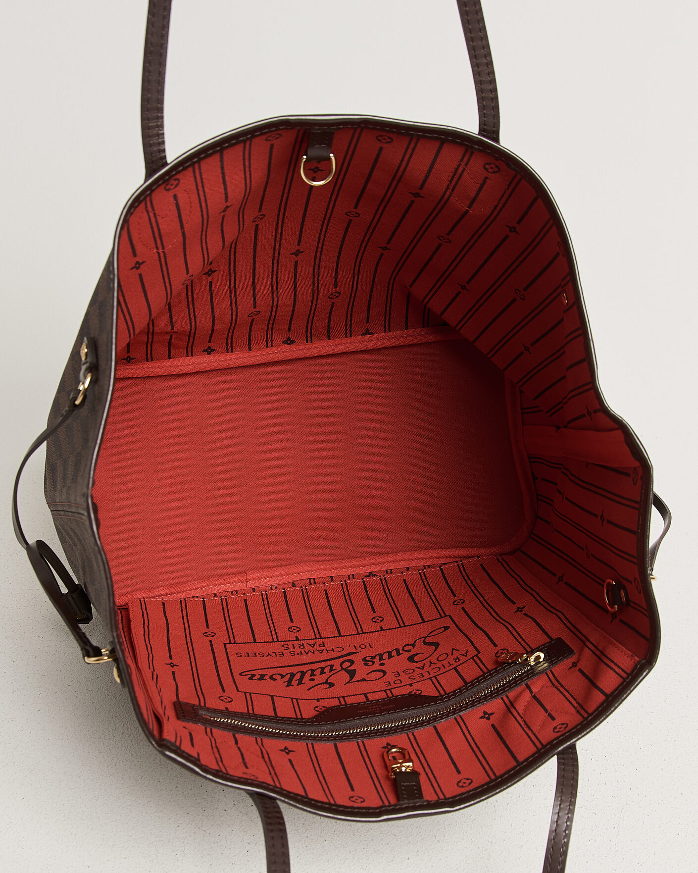 Men | Pre-Owned & Vintage Bags | Louis Vuitton Pre-Owned | Neverfull MM Damier Ebene