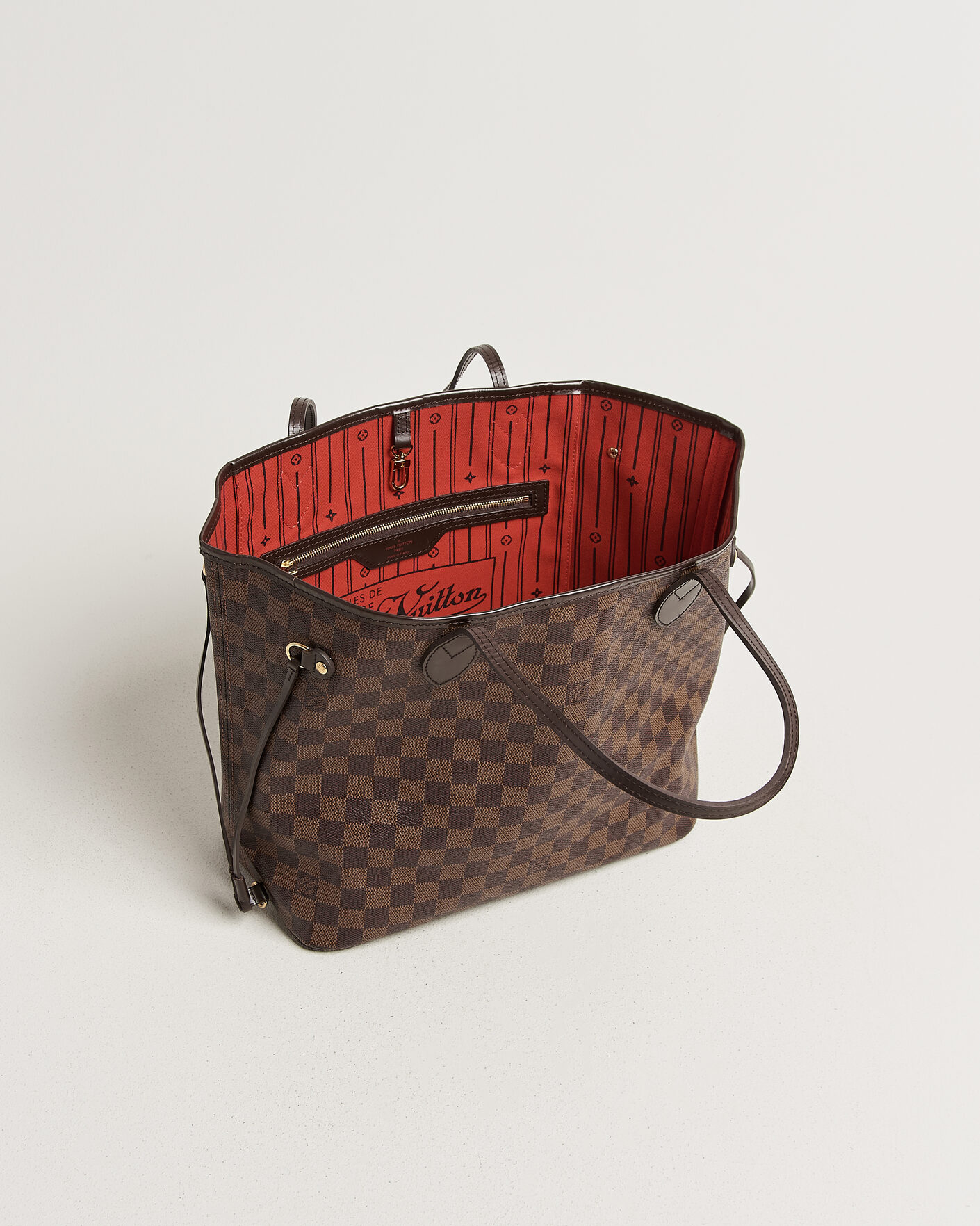 Men | Pre-Owned & Vintage Bags | Louis Vuitton Pre-Owned | Neverfull MM Damier Ebene