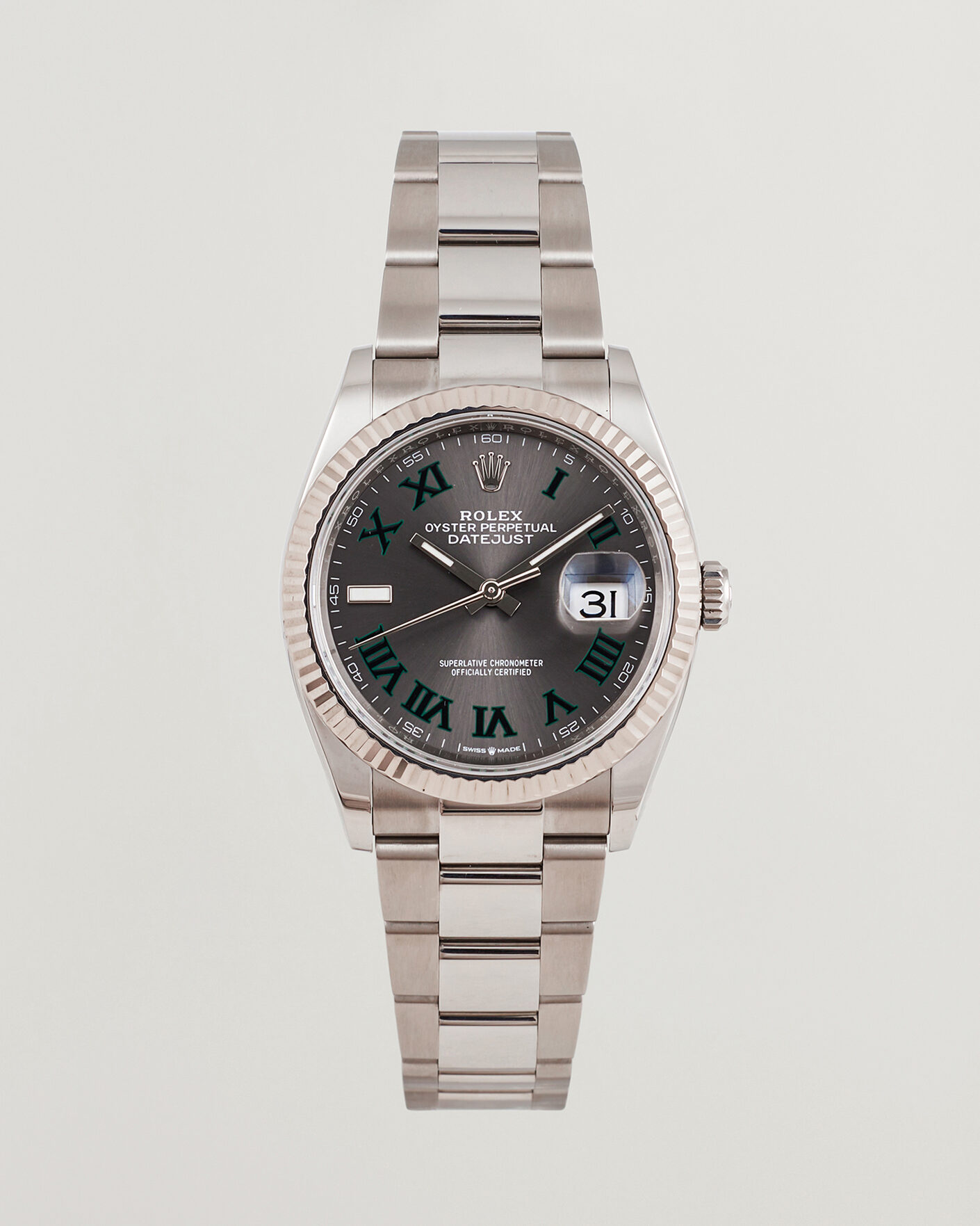 Men | Pre-Owned & Vintage Watches | Rolex Pre-Owned | Datejust Wimbledon 