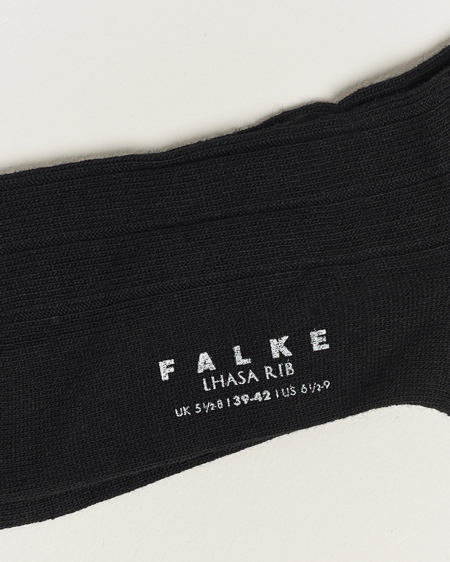 Men | Underwear & Socks | Falke | 3-Pack Lhasa Cashmere Socks Black