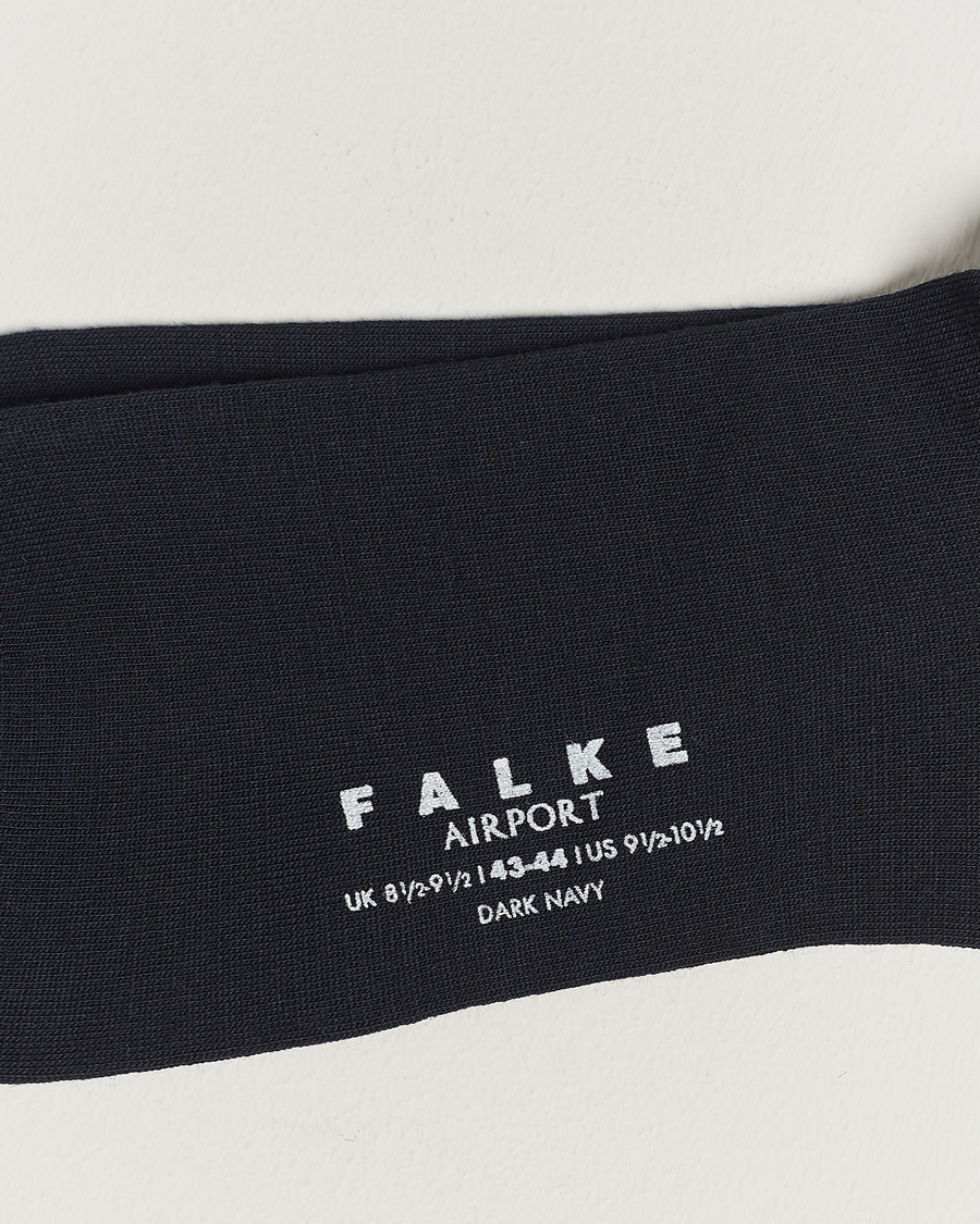 Men | Underwear & Socks | Falke | 5-Pack Airport Socks Black/Dark Navy/Anthracite Melange