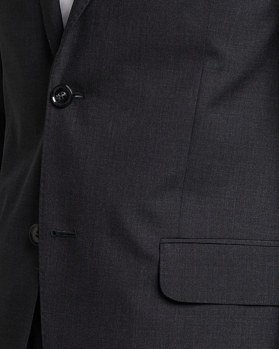 Men | Suits | Oscar Jacobson | Edmund Wool Suit Grey