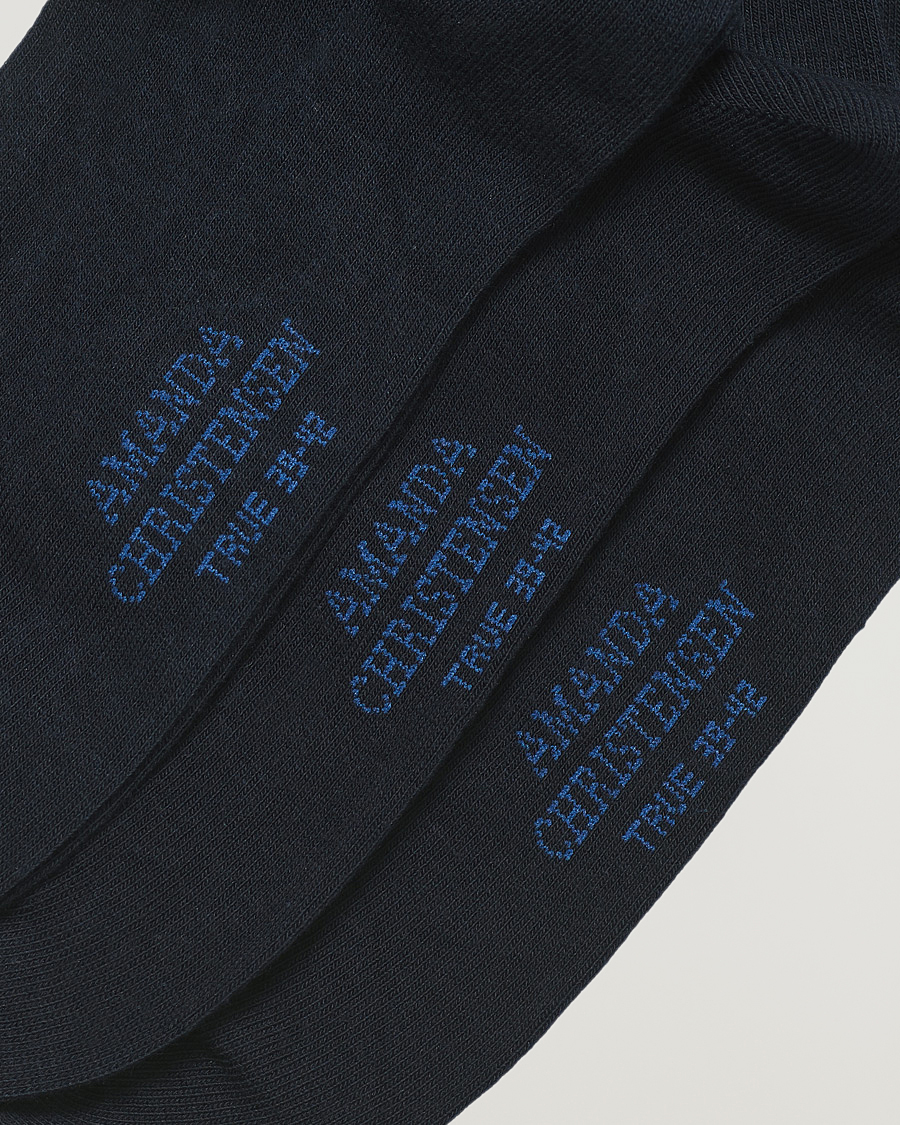 Men | Underwear & Socks | Amanda Christensen | 9-Pack True Cotton Socks Dark Navy