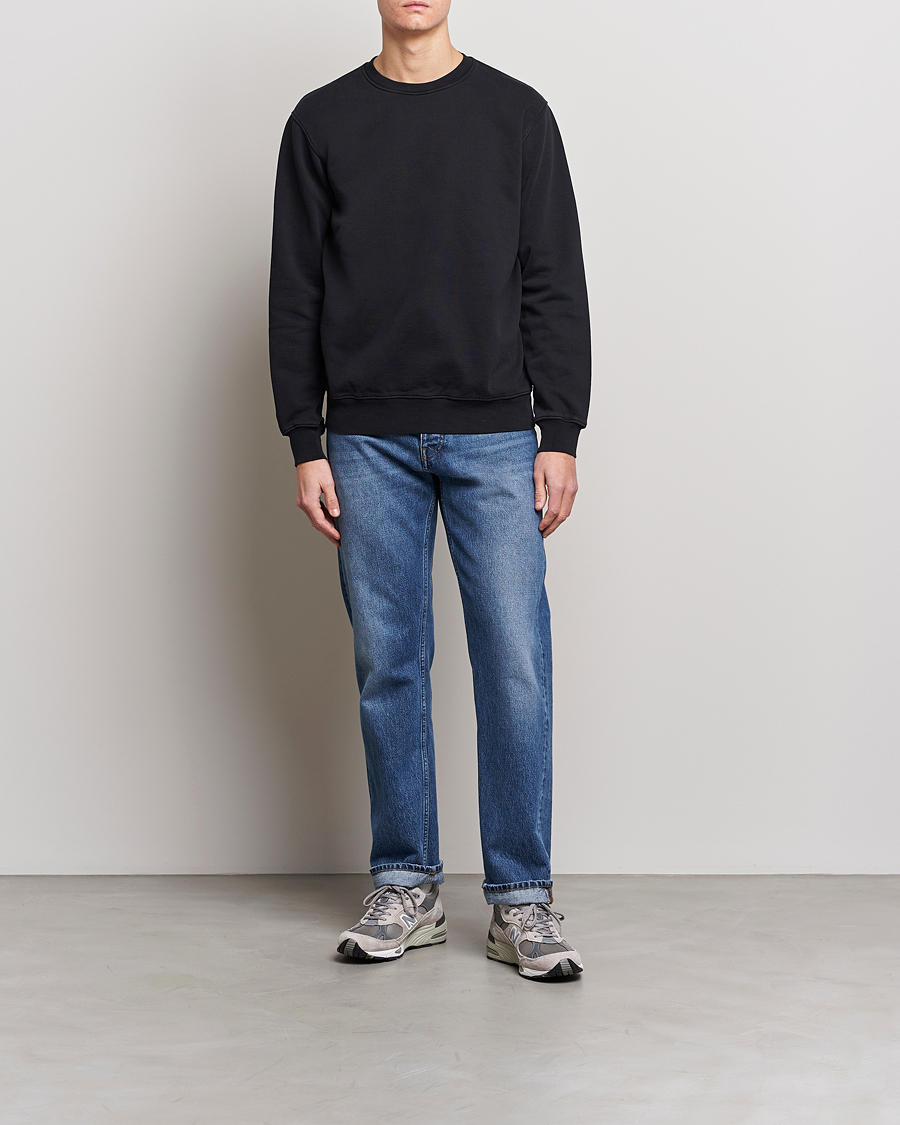 Men | Sweaters & Knitwear | Colorful Standard | 2-Pack Classic Organic Crew Neck Sweat Heather Grey/Deep Black