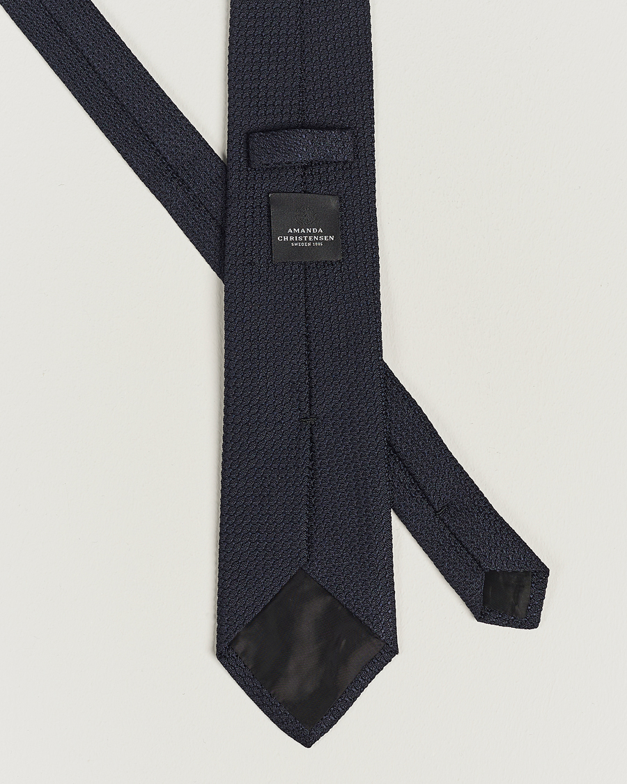 Men | Ties | Amanda Christensen | Set Tie Navy & Handkercheif White