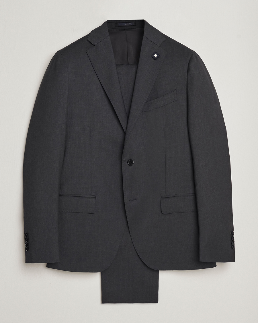 Men | Suits | Lardini | Wool Suit Grey
