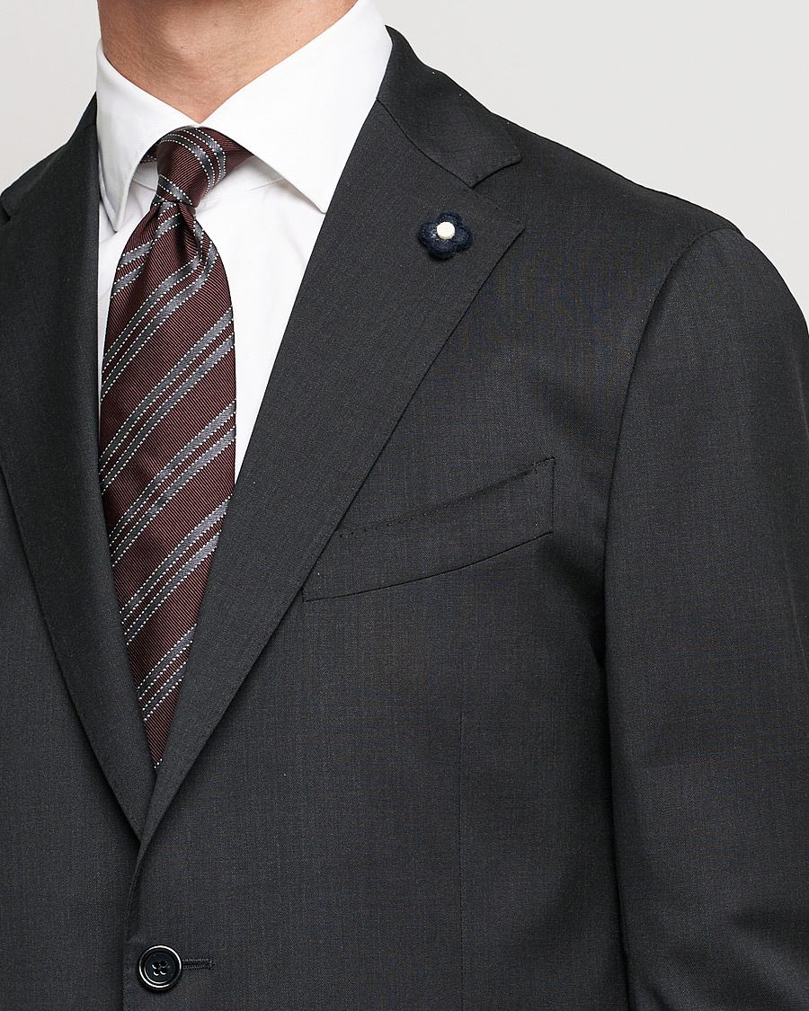 Men | Suits | Lardini | Wool Suit Grey