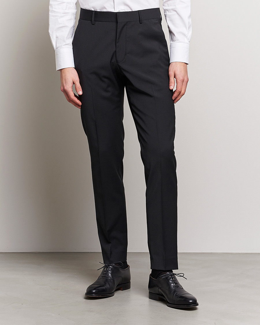 Men | Suits | Tiger of Sweden | Jerretts Wool Travel Suit Black