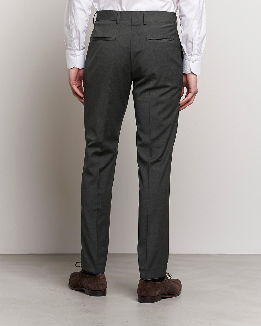 Men | Suits | Tiger of Sweden | Jerretts Wool Travel Suit Olive Extreme