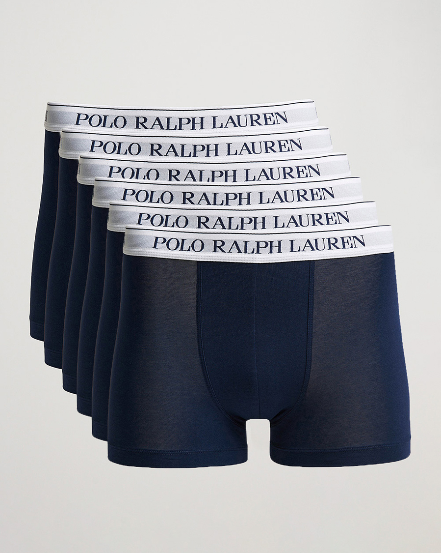 Men | Underwear & Socks | Polo Ralph Lauren | 6-pack Trunk Navy