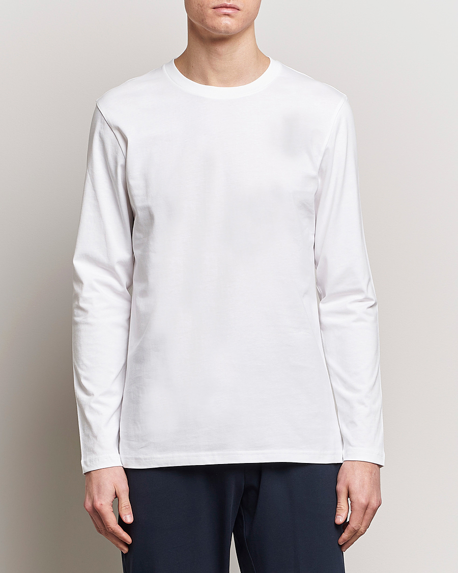 Men | T-Shirts | Bread & Boxers | 2-pack Long Sleeve T-Shirts White/Black
