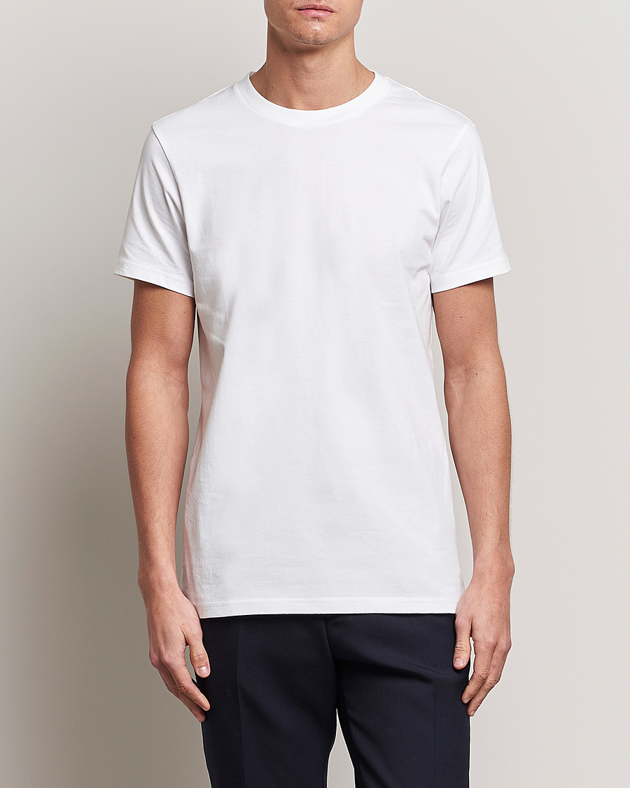 Men | T-Shirts | Bread & Boxers | 3-pack Crew Neck Regular T-Shirt White