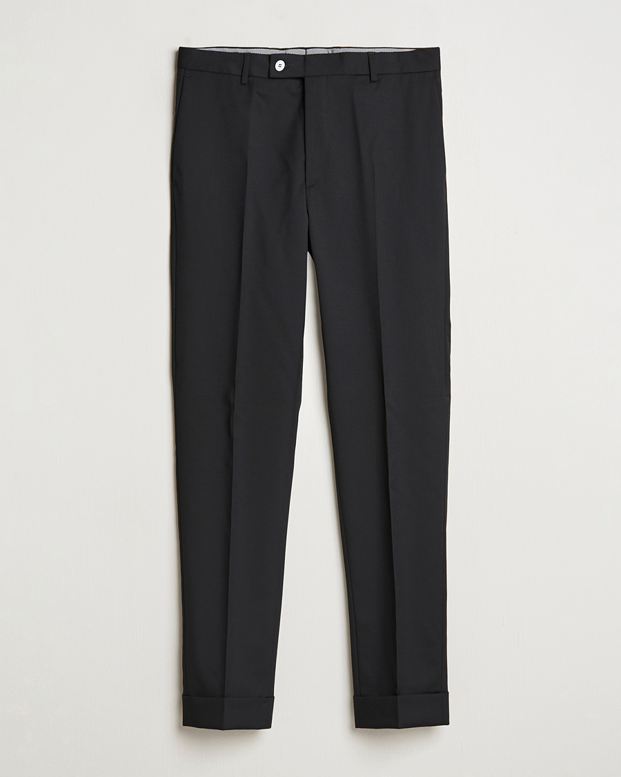 Men | Suits | Morris Heritage | Prestige Wool Suit Black