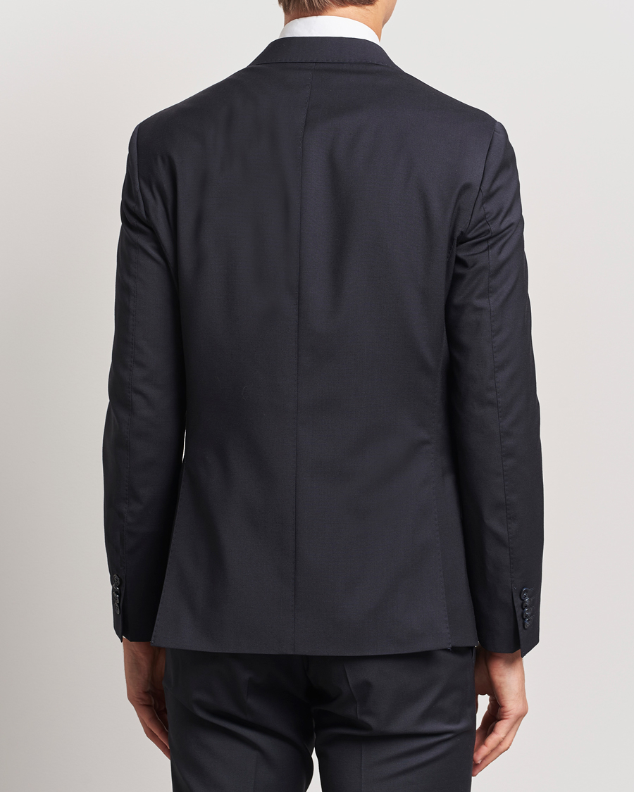 Men | Suits | Oscar Jacobson | Edmund Wool Blend Suit Navy