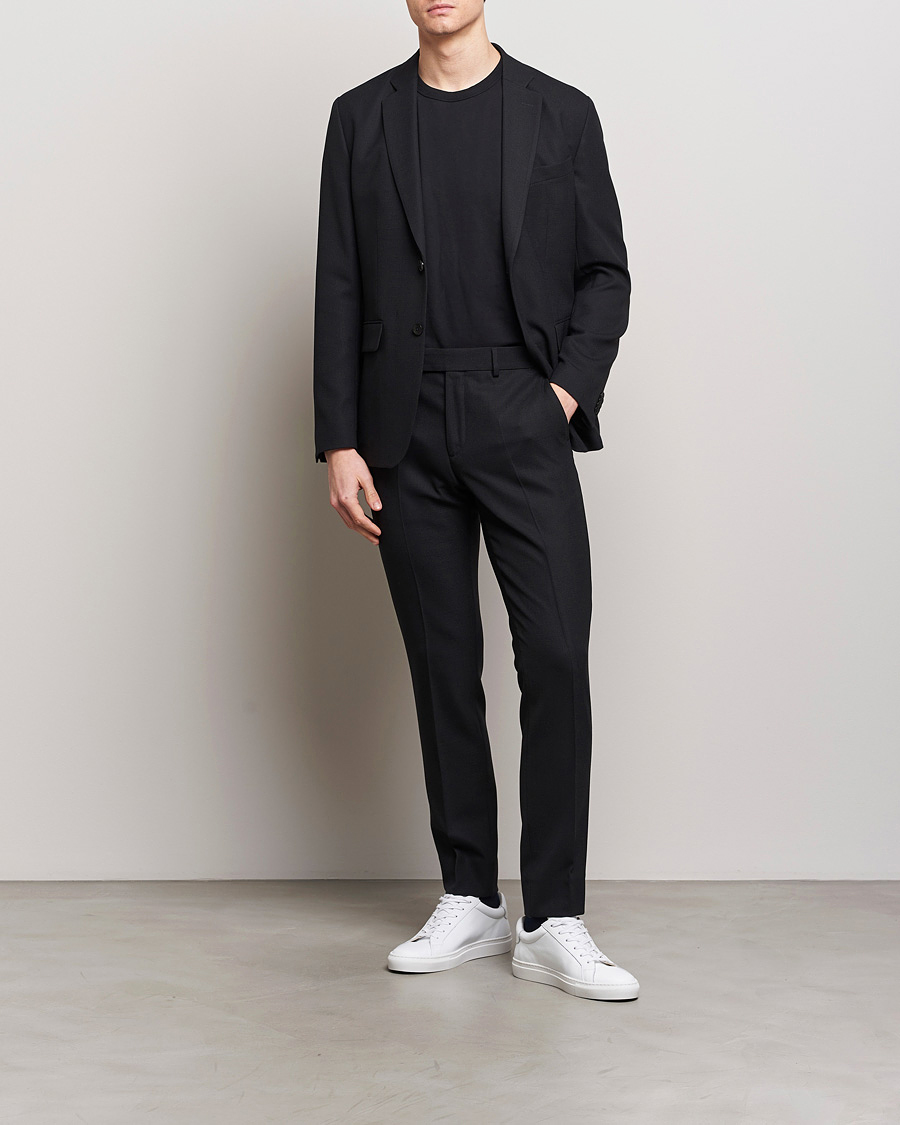Men | Suits | J.Lindeberg | Hopper Active Hopsack Suit Black