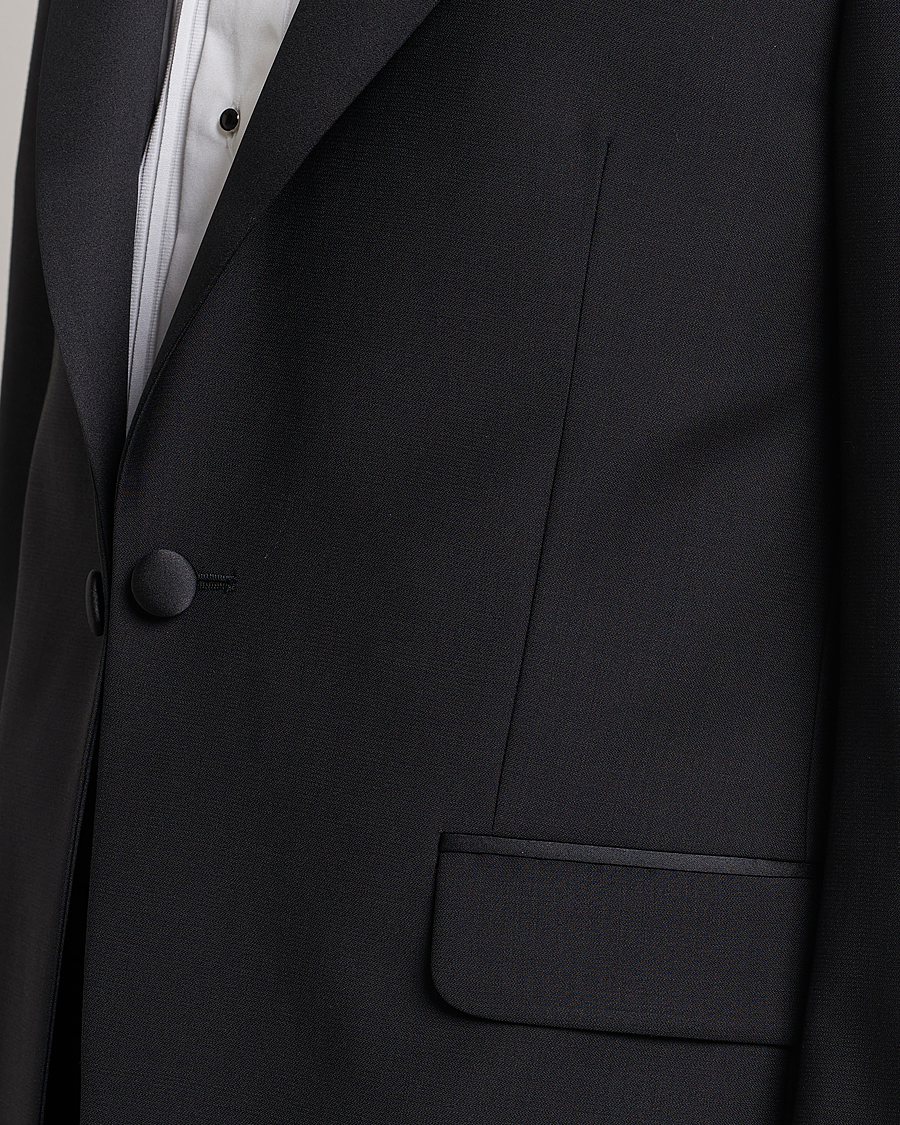 Men | Suits | Oscar Jacobson | Frampton Wool Tuxedo Black