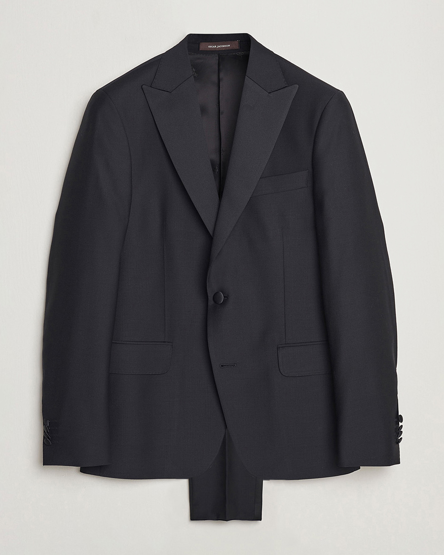 Men | Suits | Oscar Jacobson | Elder Wool Tuxedo Black