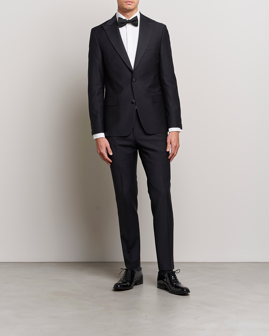 Men | Suits | Oscar Jacobson | Elder Wool Tuxedo Black