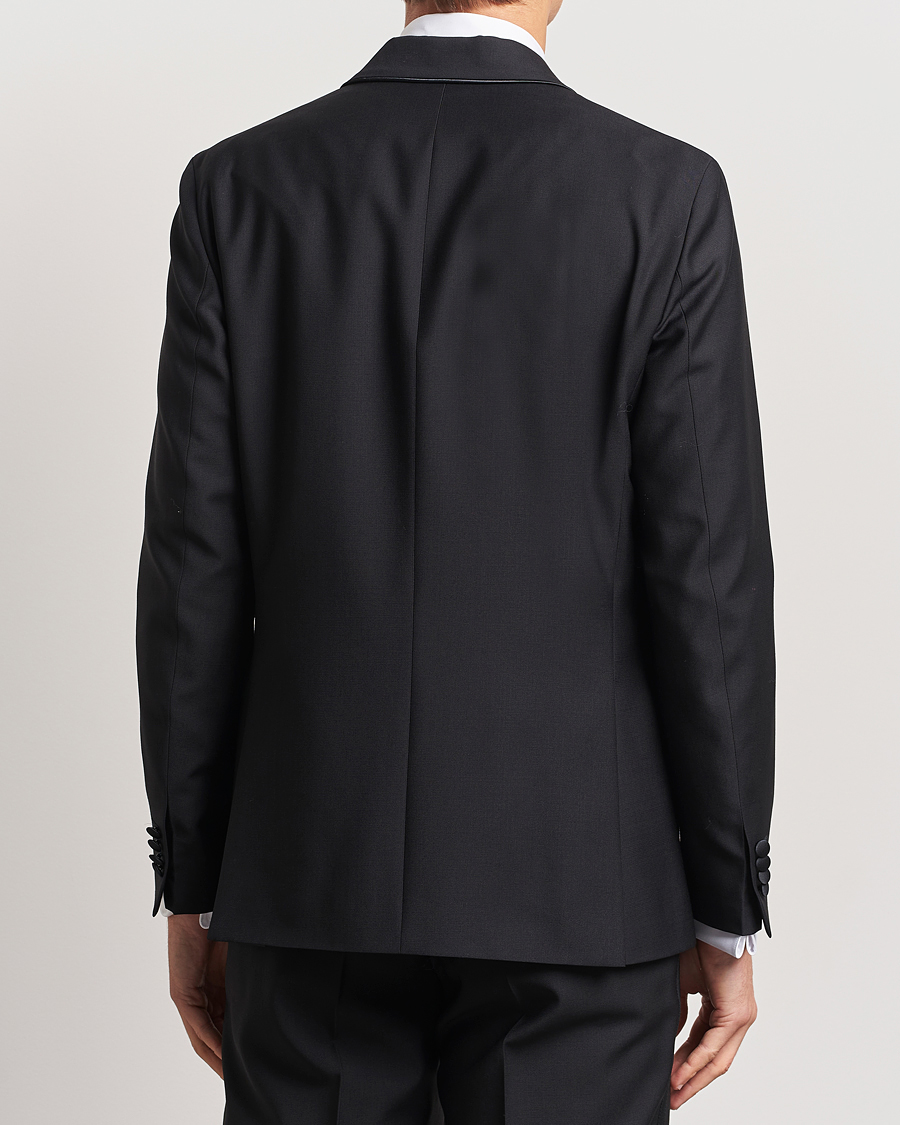 Men | Suits | Oscar Jacobson | Fattore Double Breasted Tuxedo Black