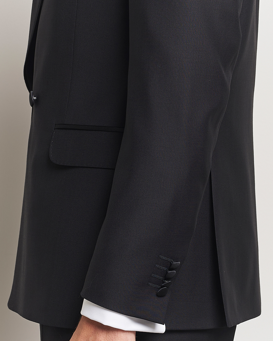 Men | Suits | Oscar Jacobson | Fattore Double Breasted Tuxedo Black