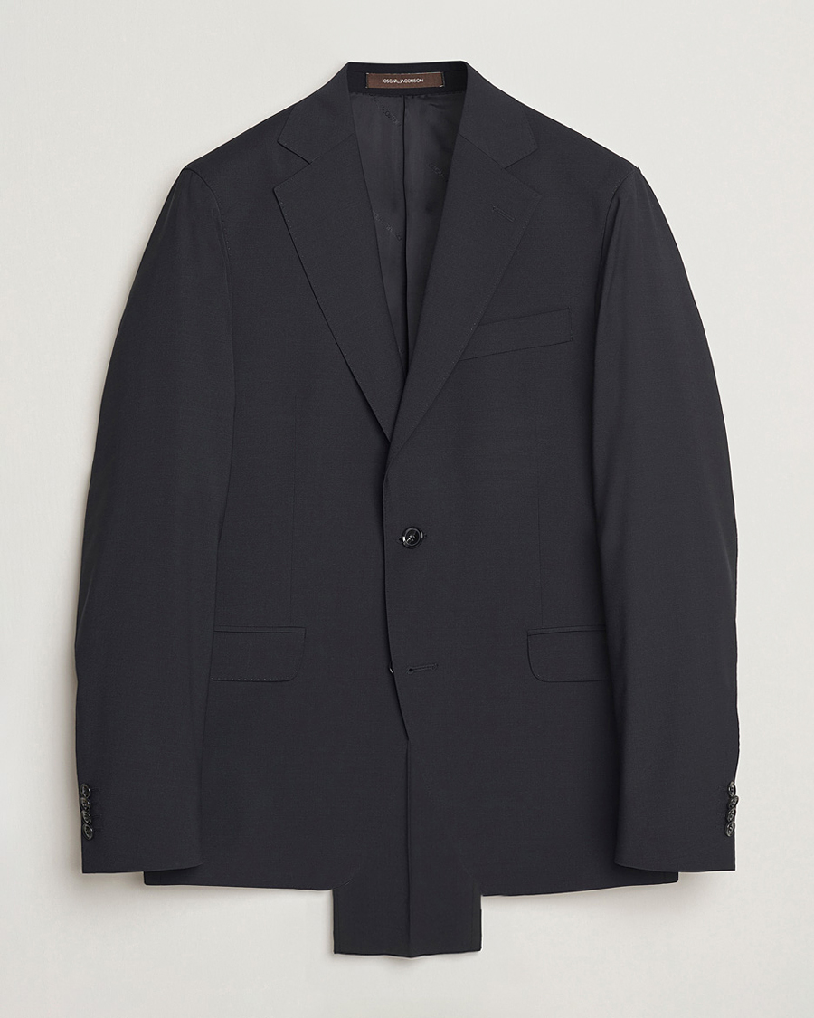 Men | Suits | Oscar Jacobson | Ego Wool Blend Suit Black