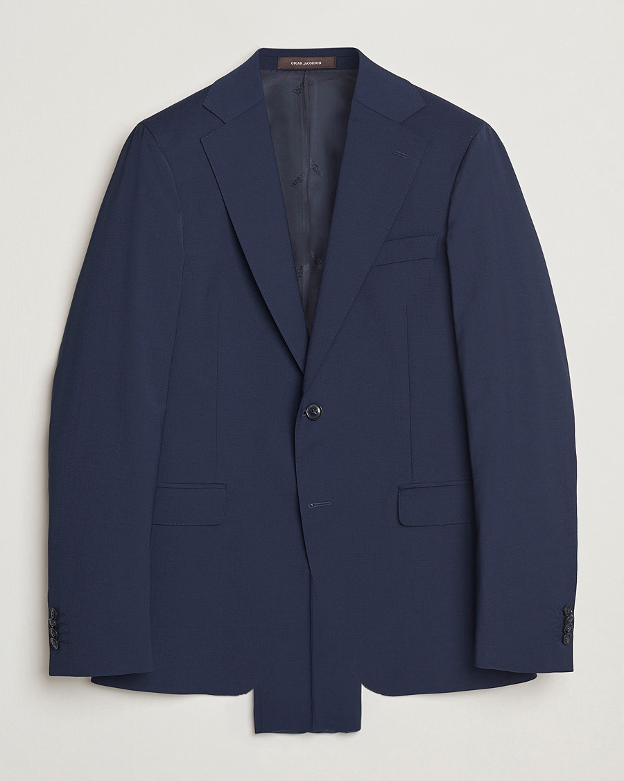 Men | Suits | Oscar Jacobson | Ego Wool Blend Suit Blue