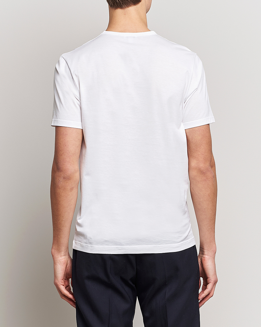 Men | T-Shirts | Sunspel | 3-Pack Crew Neck Q82 Cotton T-Shirt White