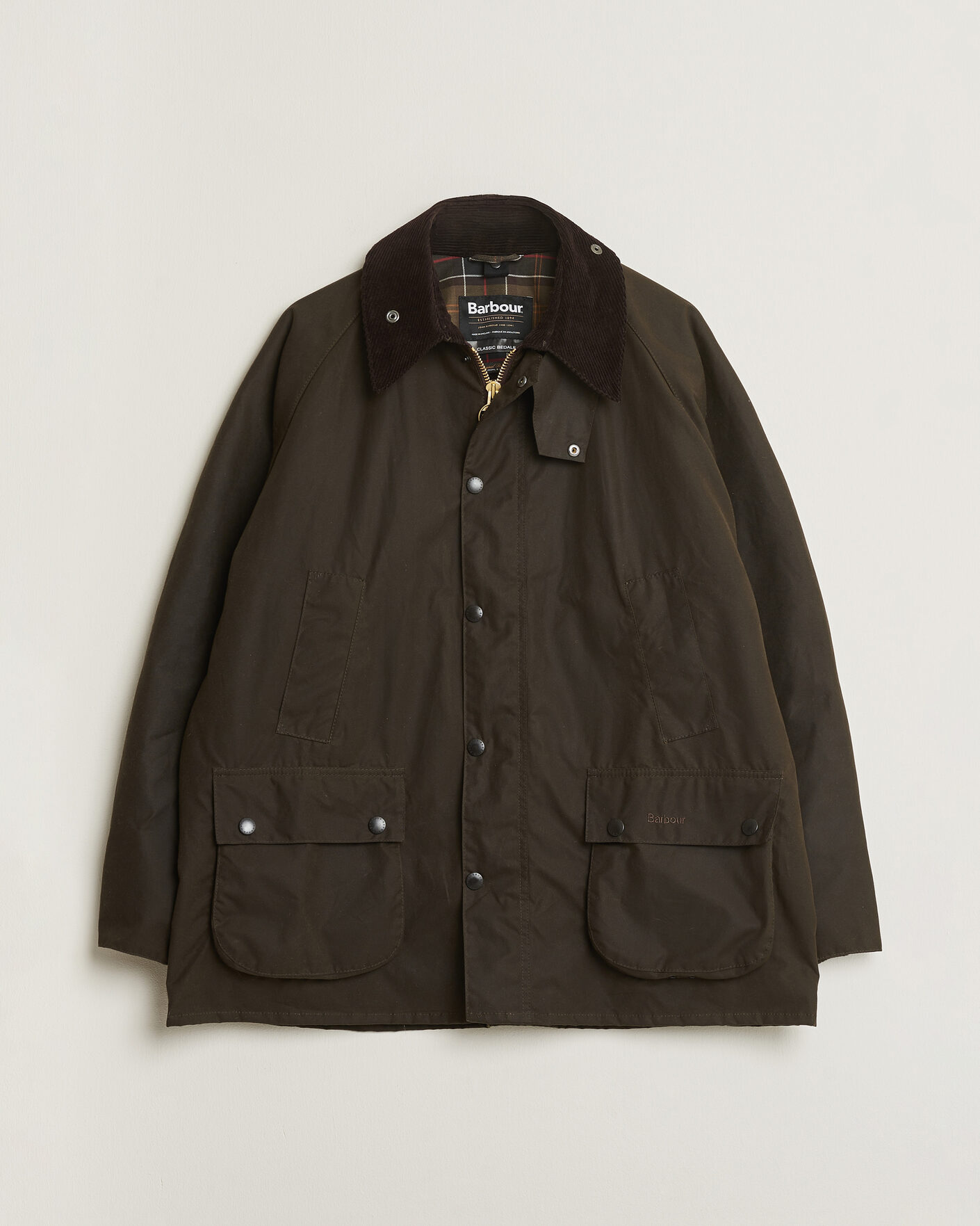 Men | Pre-owned Coats & Jackets | Pre-owned | Barbour Lifestyle Classic Bedale Jacket Olive UK46 - EU56