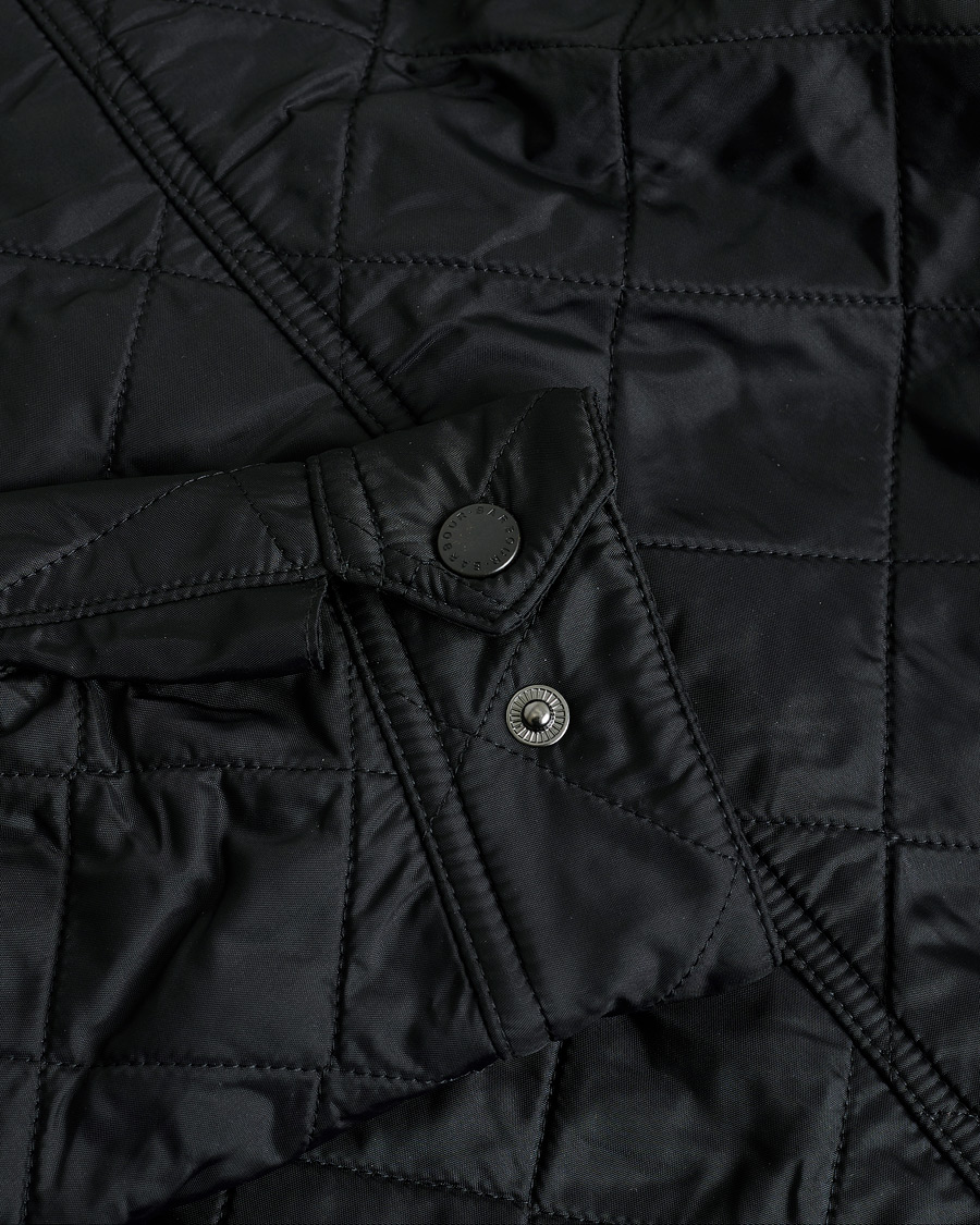 Men | Barbour International Ariel Polarquilt Black | Pre-owned | Barbour International Ariel Polarquilt Black