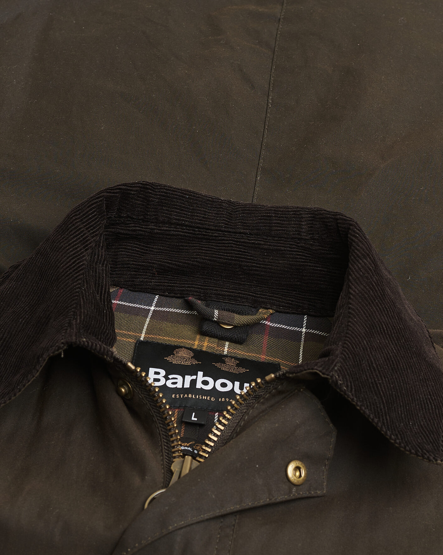 Men | Pre-owned Coats & Jackets | Pre-owned | Barbour Lifestyle Ashby Wax Jacket Olive L