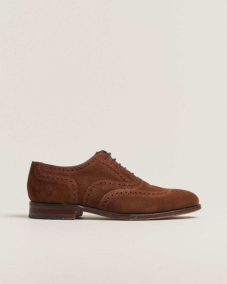 Men | Pre-owned Shoes | Pre-owned | Loake 1880 Buckingham Brogue Brown Suede UK6,5 - EU40,5