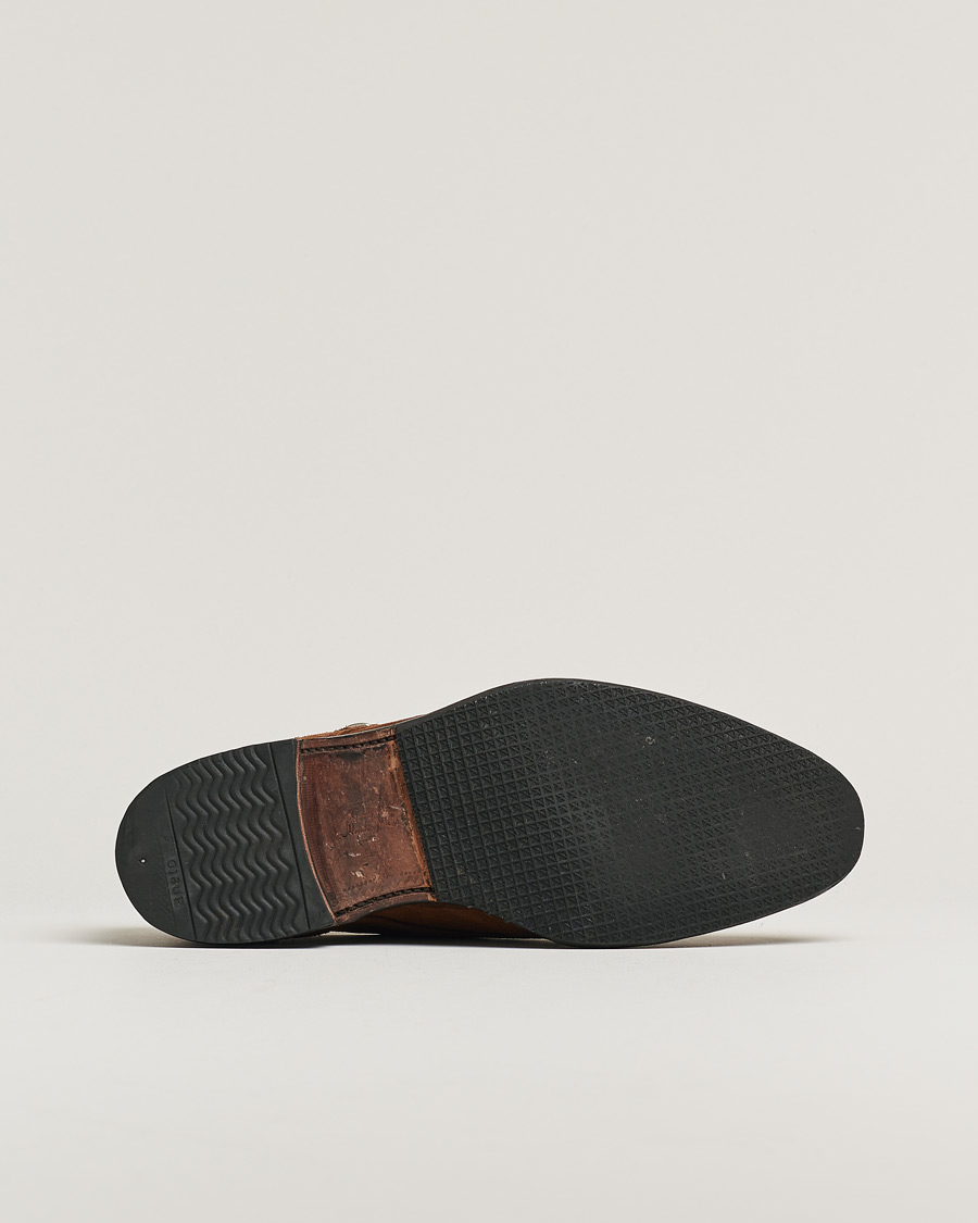 Men | Pre-owned Shoes | Pre-owned | Loake 1880 Cannon Monkstrap Cognac Suede UK11 - EU45