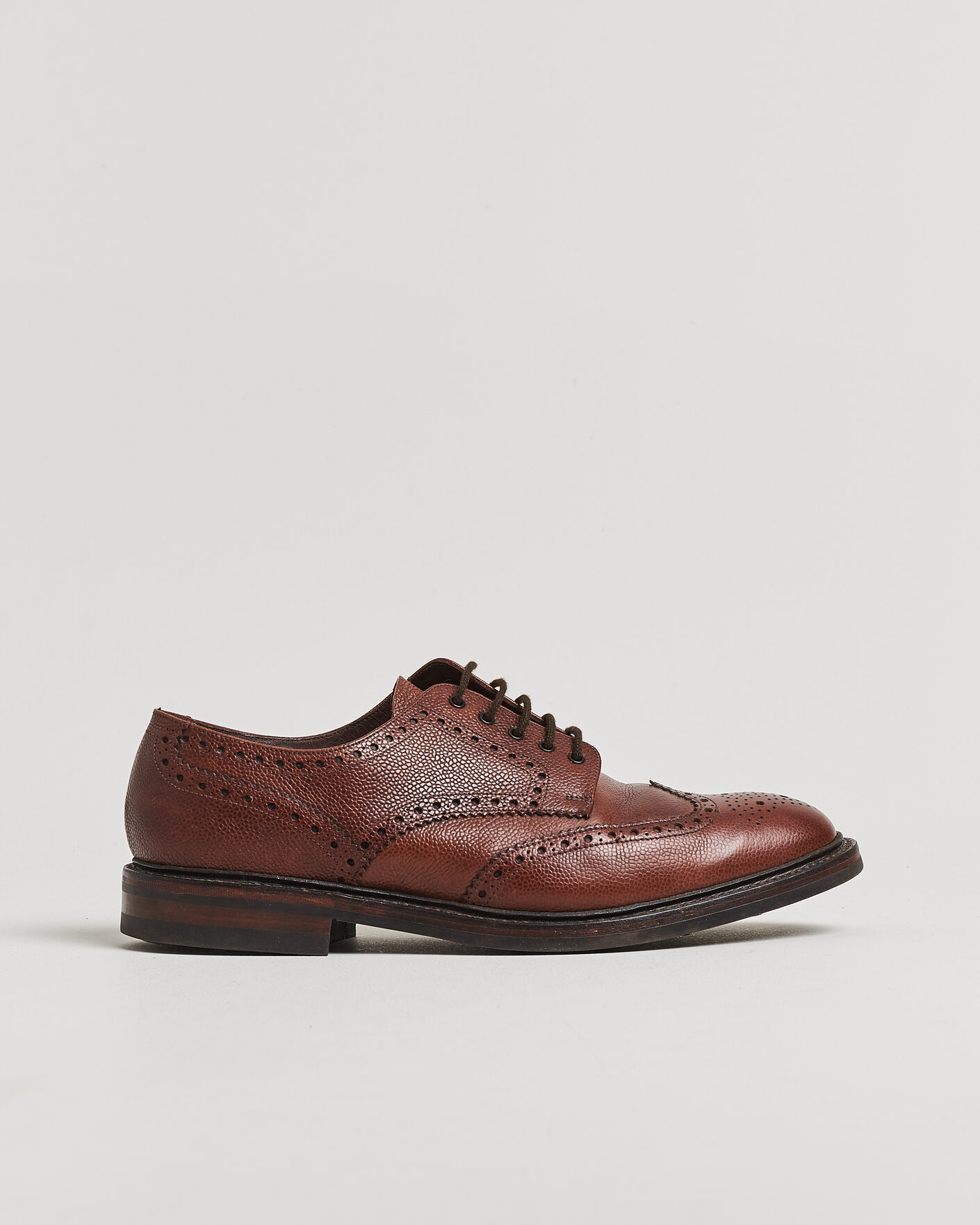 Men | Pre-owned Welted shoes | Pre-owned | Loake 1880 Badminton Brogue Dark Brown Grain UK10,5 - EU44,5