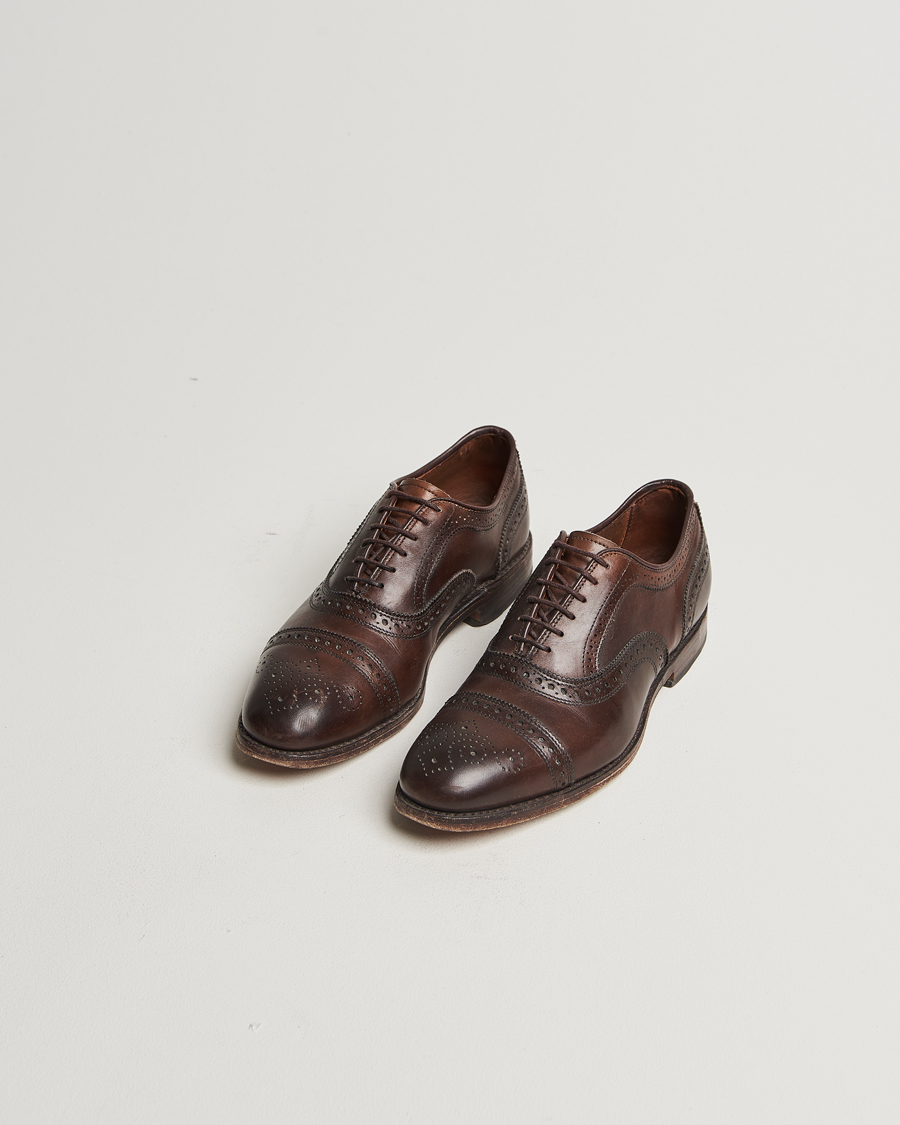 Men | Allen Edmonds Strand Brogue Brown Cordovan US7,5 - EU41 | Pre-owned | Allen Edmonds Strand Brogue Brown Cordovan US7,5 - EU41