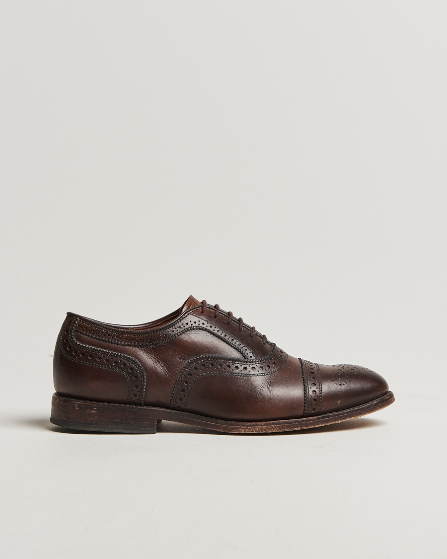 Men | Allen Edmonds Strand Brogue Brown Cordovan US7,5 - EU41 | Pre-owned | Allen Edmonds Strand Brogue Brown Cordovan US7,5 - EU41