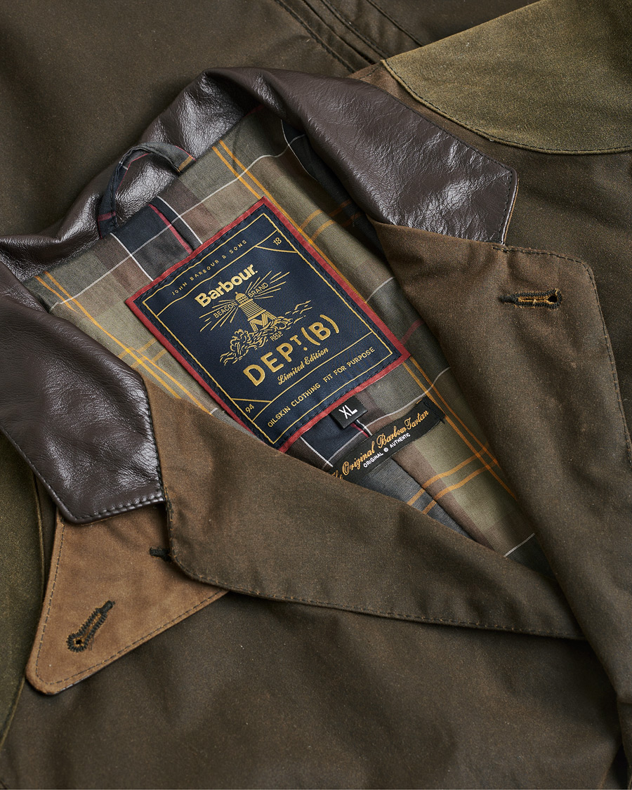 Men | Barbour Heritage Dept. B Commander Jacket Olive XL | Pre-owned | Barbour Heritage Dept. B Commander Jacket Olive XL
