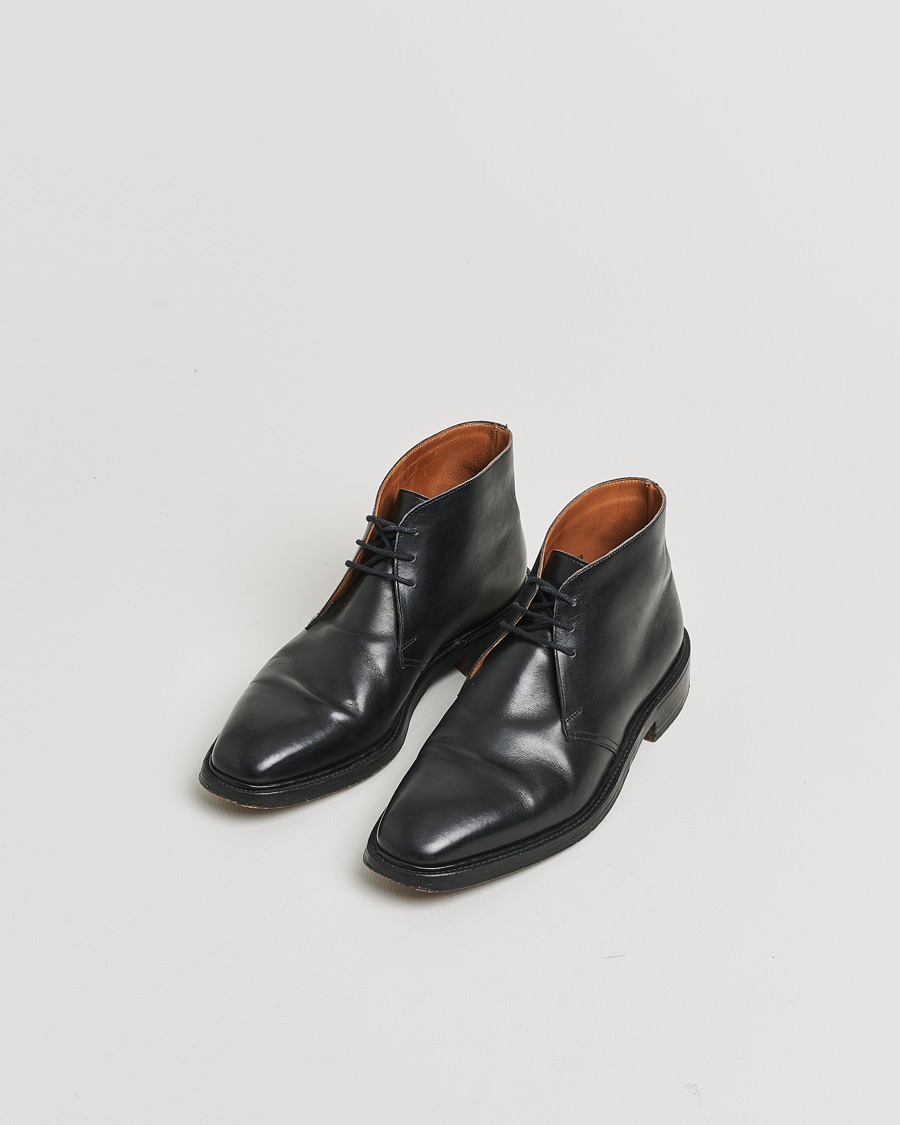 Men | Pre-owned Welted shoes | Pre-owned | Crockett & Jones Holborn Chukka Black Calf UK8 - EU42