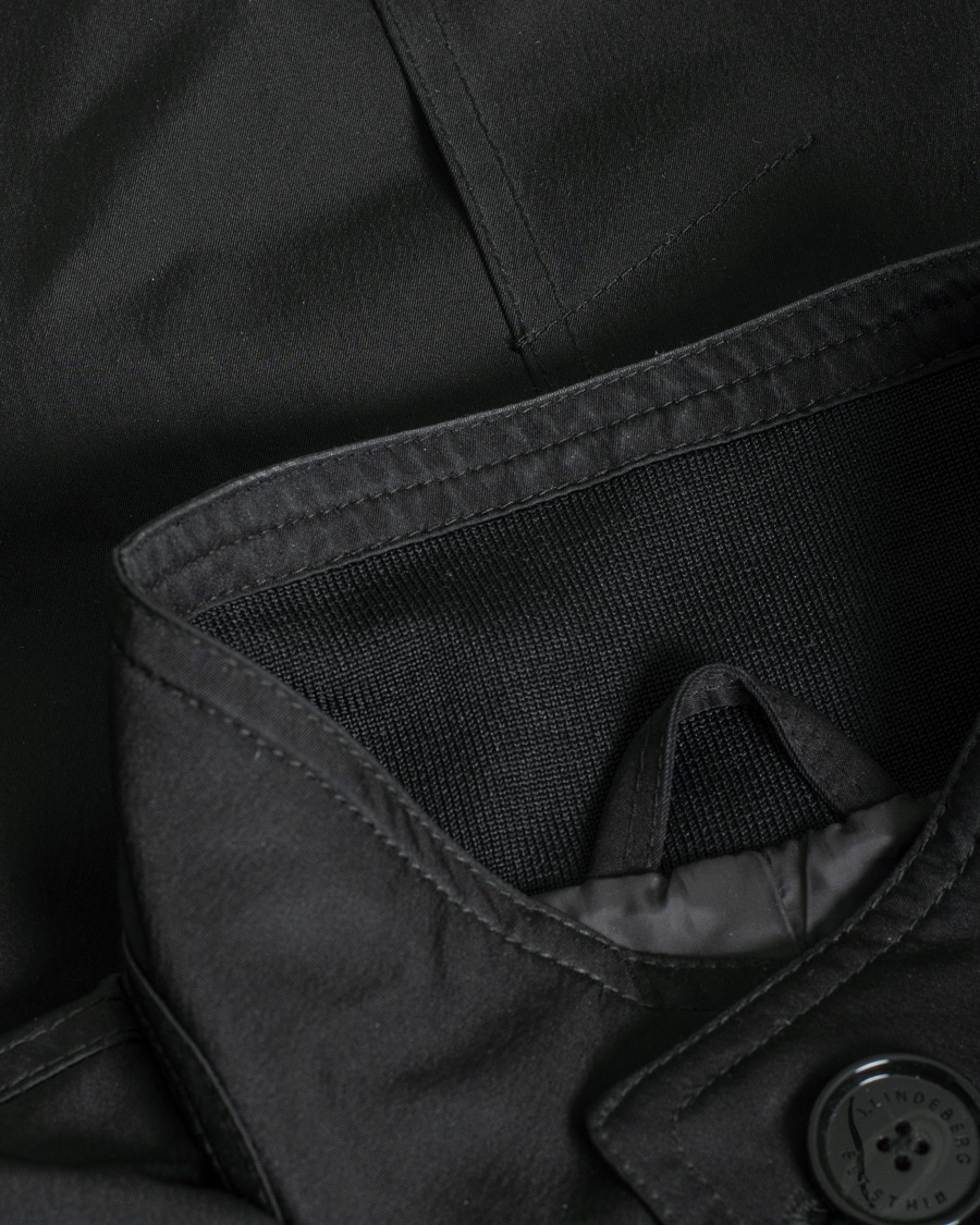 Men | Coats & Jackets | Pre-owned | J.Lindeberg Gavin 52 Peach Poly Coat Black