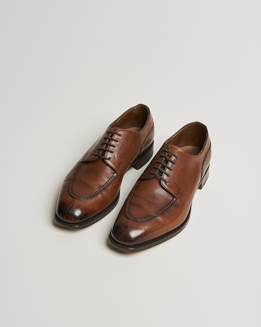 Men | Edward Green Dover Split Toe Dark Oak Calf | Pre-owned | Edward Green Dover Split Toe Dark Oak Calf