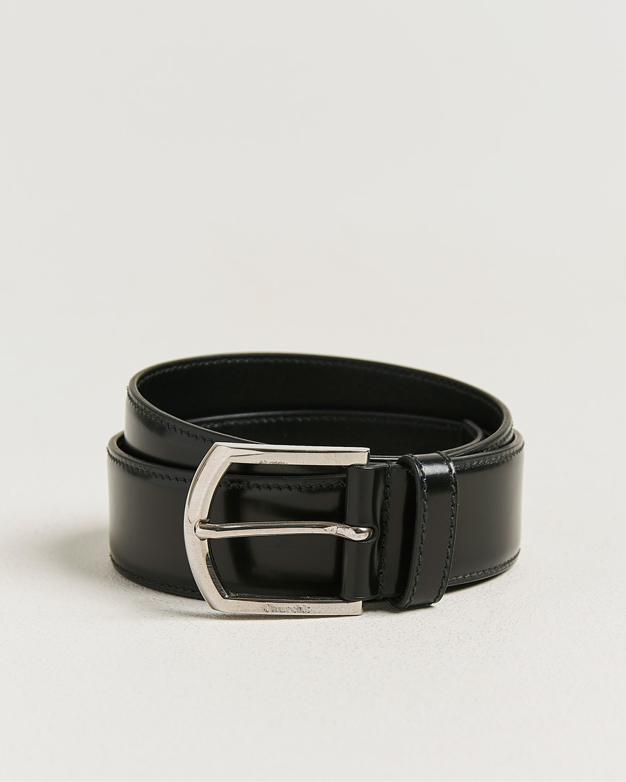 Men | Pre-owned Accessories | Pre-owned | Church's Polished Binder 3,5 cm Belt Black 95