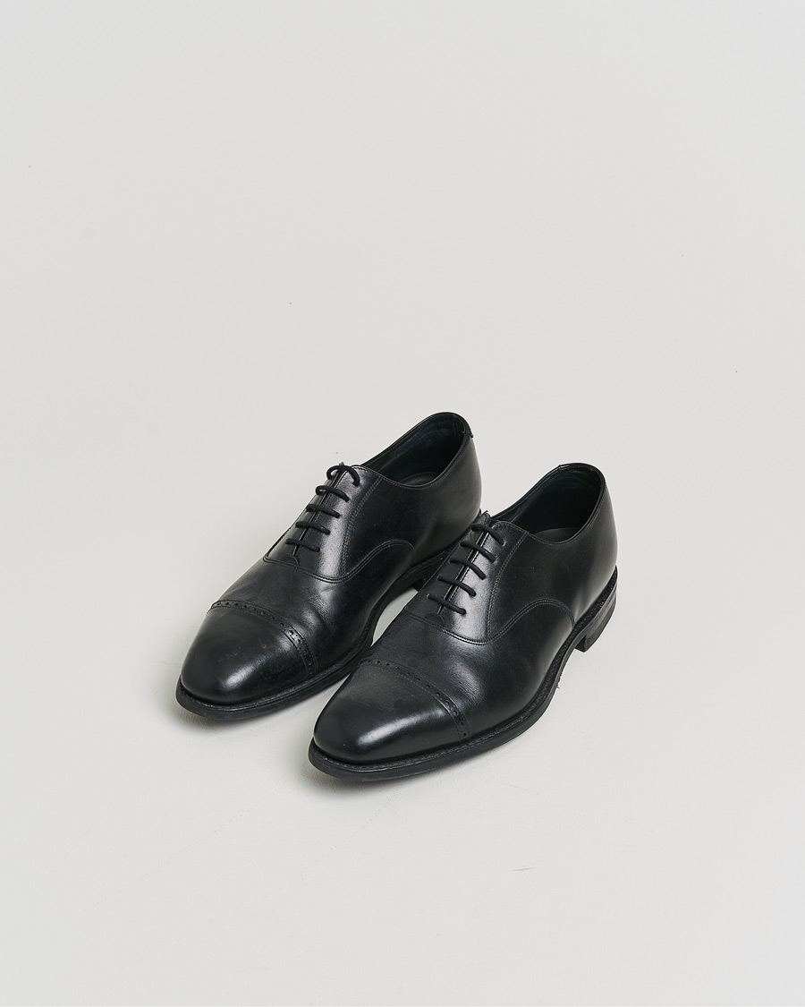 Men | Loake 1880 Cadogan Oxford Black Calf UK9 - EU43 | Pre-owned | Loake 1880 Cadogan Oxford Black Calf UK9 - EU43