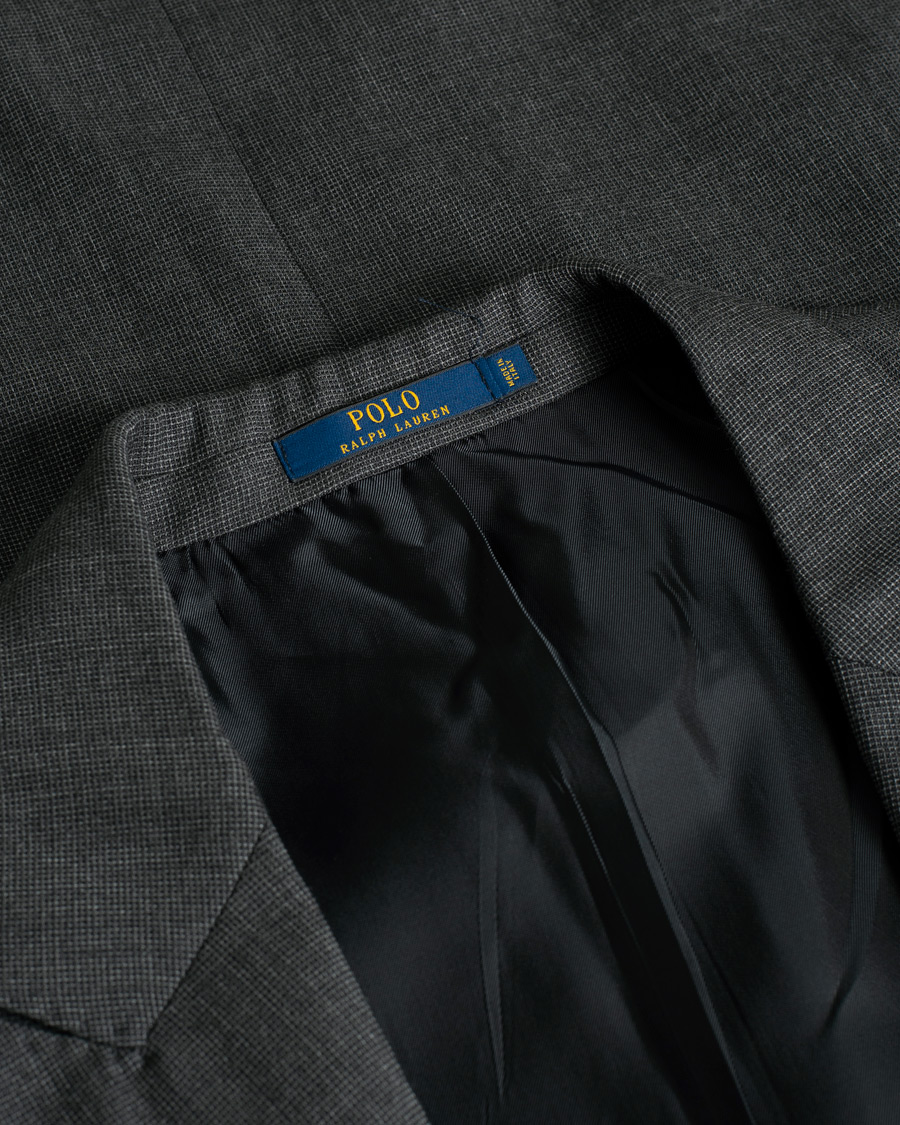 Men | Suits | Pre-owned | Polo Ralph Lauren Clothing Connery Peak Lapel Wool Suit Grey