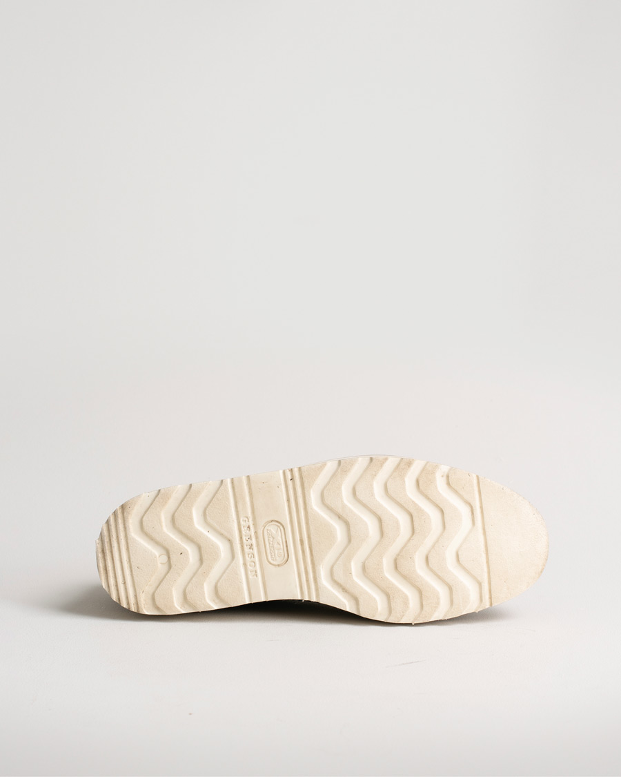 Men | Grenson Archie Brogue Derby Wedge Sole Black Calf | Pre-owned | Grenson Archie Brogue Derby Wedge Sole Black Calf