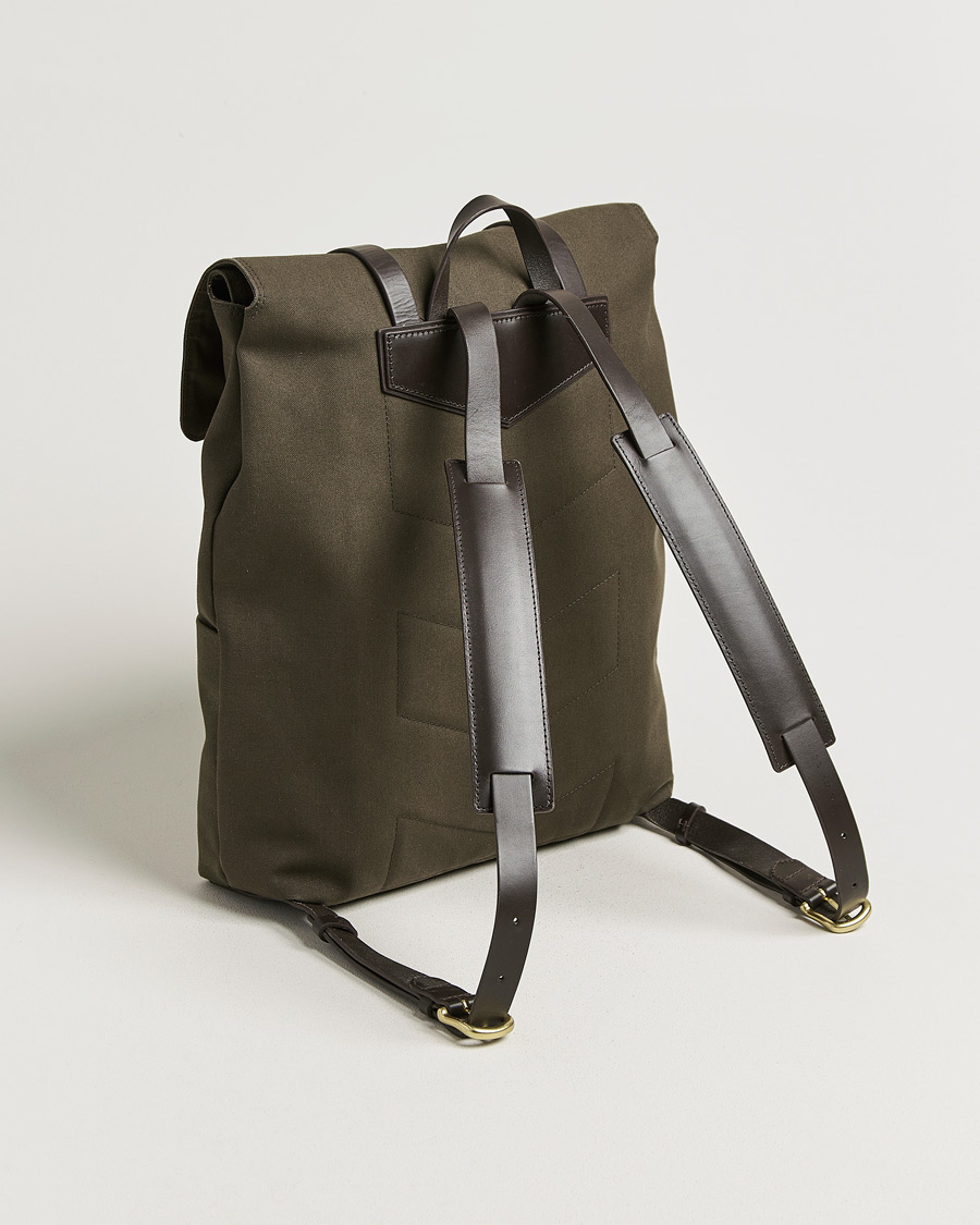 Men | Mismo M/S Nylon Backpack Army/Dark Brown | Pre-owned | Mismo M/S Nylon Backpack Army/Dark Brown