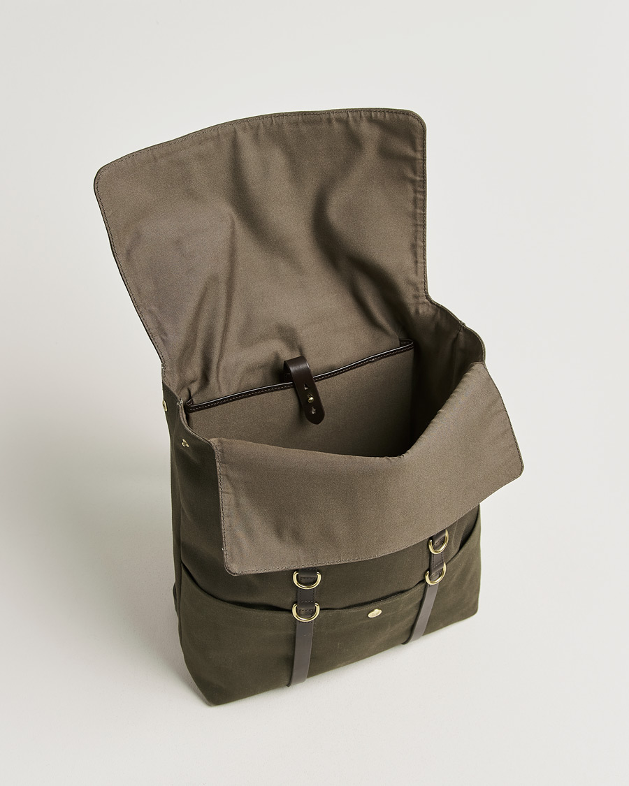 Men | Mismo M/S Nylon Backpack Army/Dark Brown | Pre-owned | Mismo M/S Nylon Backpack Army/Dark Brown