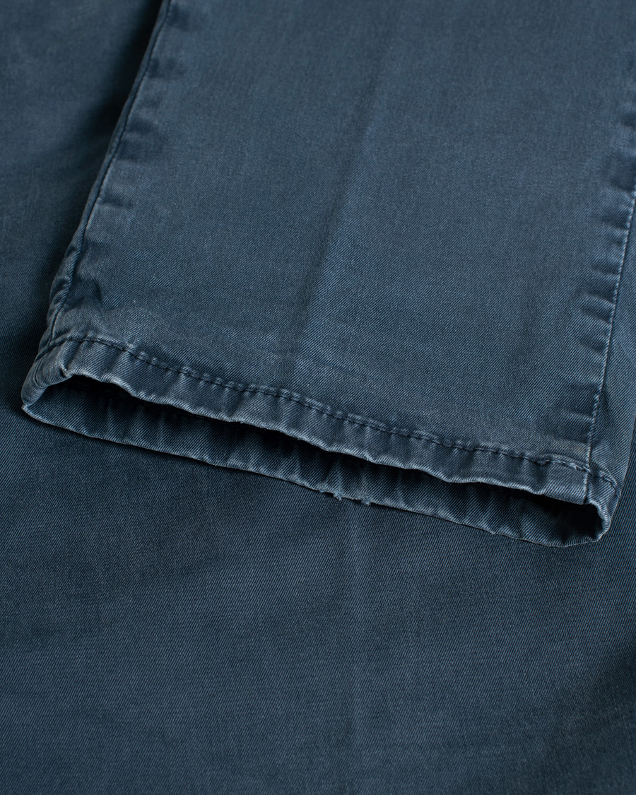 Men | Trousers | Pre-owned | Incotex Slim Fit Stretch Slacks Navy