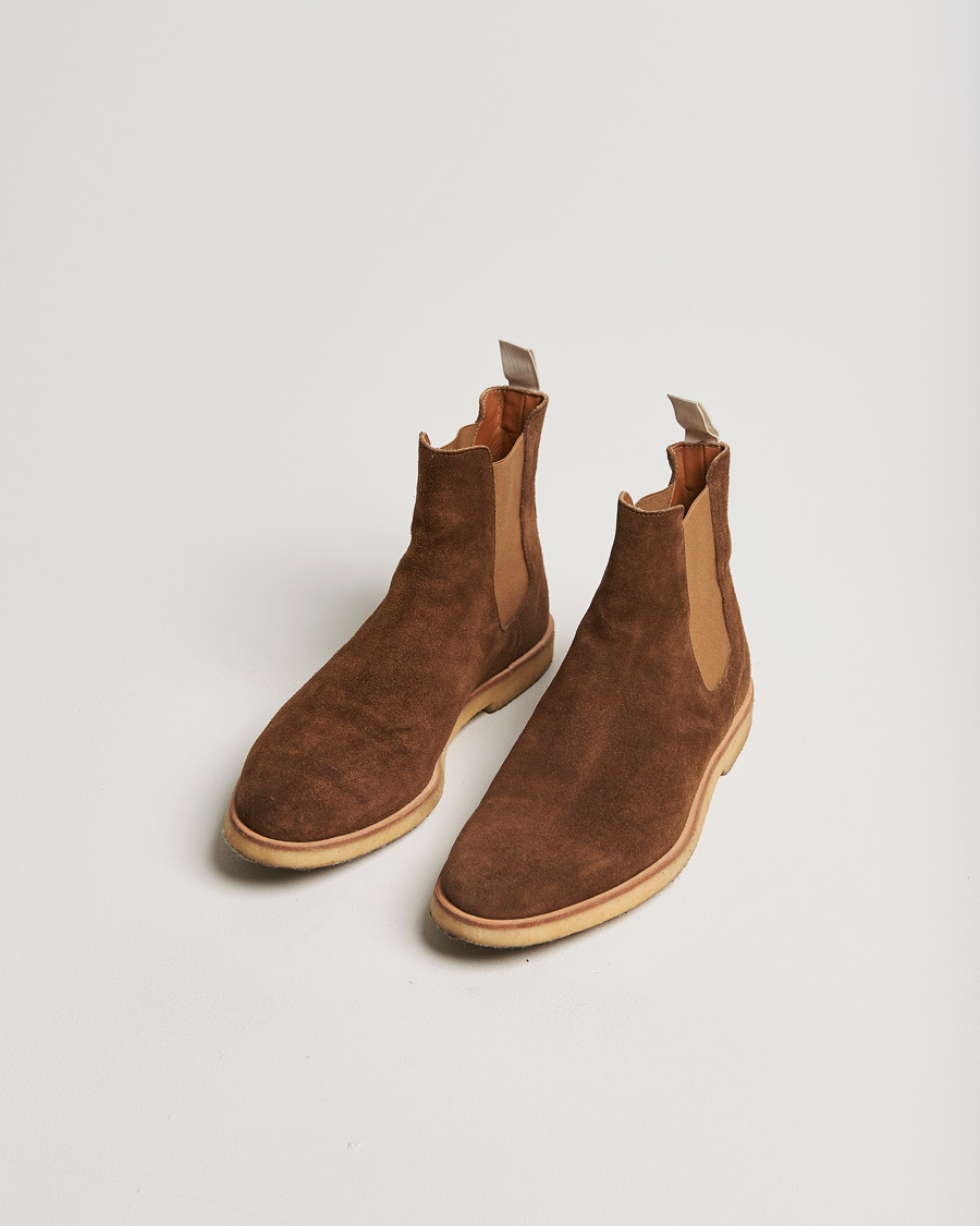 Men | Common Projects Chelsea Boot Brown 43 | Pre-owned | Common Projects Chelsea Boot Brown 43