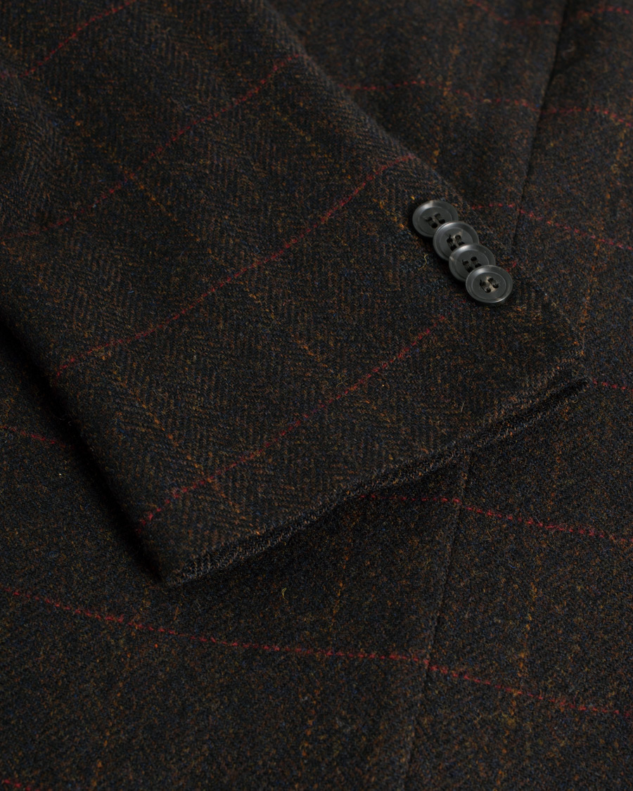 Men | Blazers | Pre-owned | Oscar Jacobson Egel Yorkshire Tweed by Moon Blazer Brown
