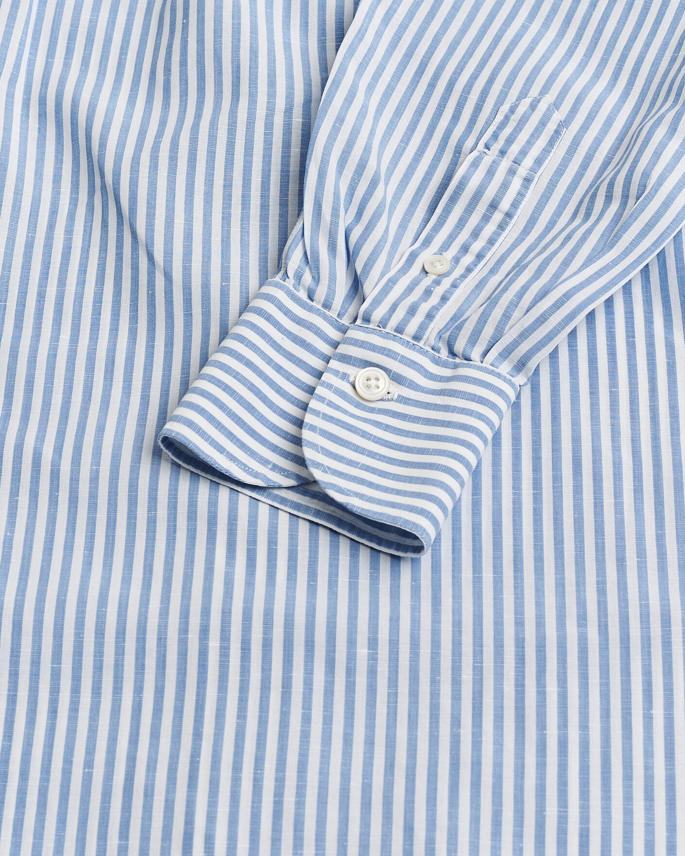Men | Pre-owned Shirts | Pre-owned | Finamore Napoli Slim Fit Shirt Blue Stripe 38 - S