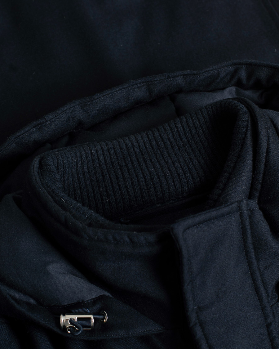 Men | Coats & Jackets | Pre-owned | Morris Heritage Brunate Limited Wool Down Parka Navy